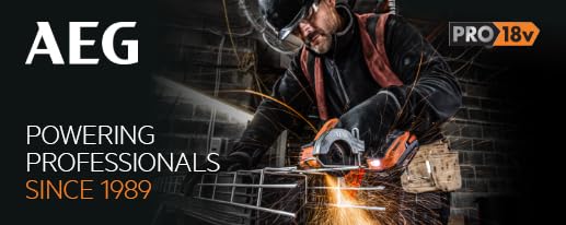 AEG - Boulonneuse à Chocs Sans Fil - Couple 360 Nm - Moteur Quadripolaire - Système Batterie Pro18V - Inclus 2 Batteries 4 Ah, Chargeur et Adaptateur - BSS18C12Z LI-402C