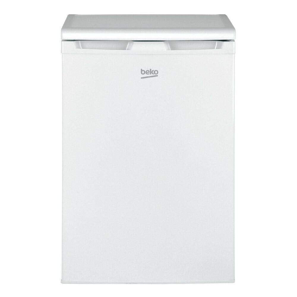 Beko TSE1284N Réfrigérateur table top - Volume total 114L : 101L (Réfrigération) + 13L (Congélation), Compartiment congélation 4 étoiles, MinFrost, Charnière de porte réversible, blanc