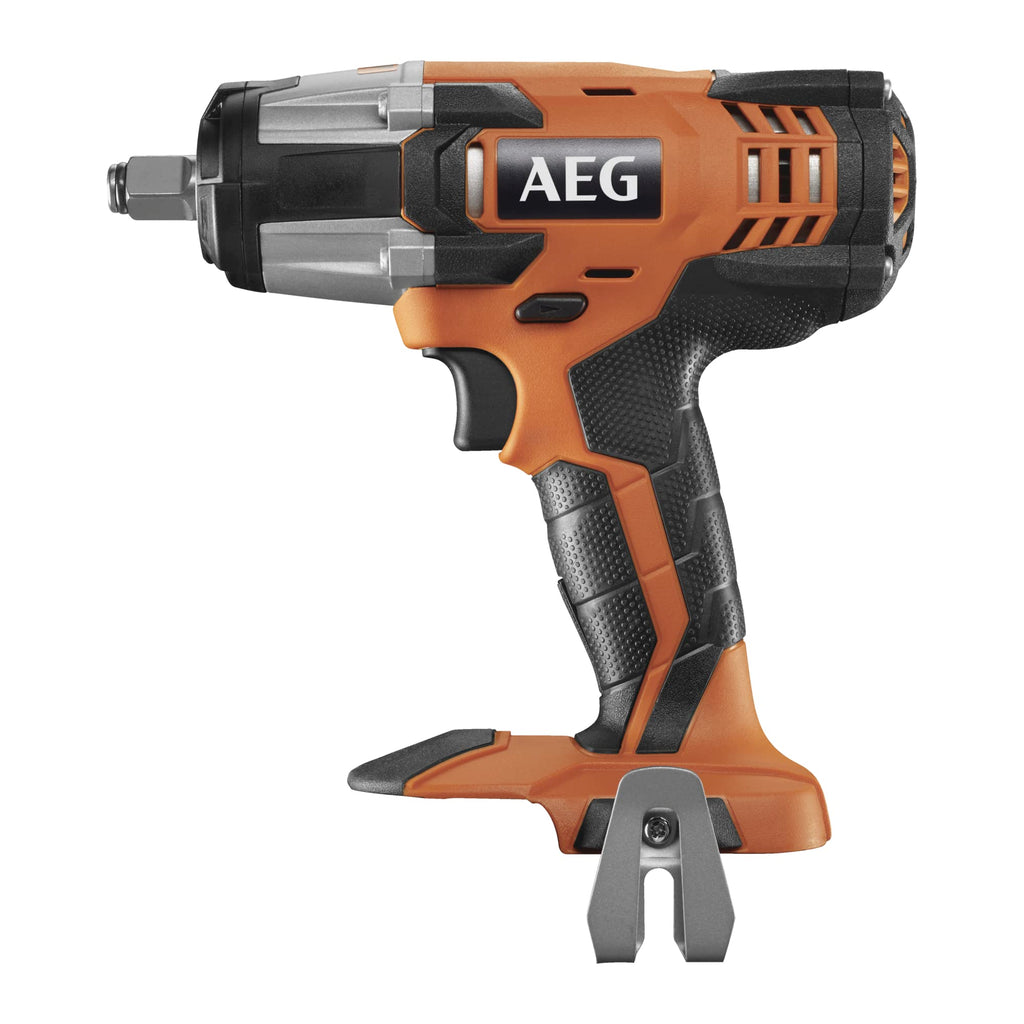 AEG - Boulonneuse à Chocs Sans Fil - Couple 360 Nm - Moteur Quadripolaire - Système Batterie Pro18V - Inclus 2 Batteries 4 Ah, Chargeur et Adaptateur - BSS18C12Z LI-402C